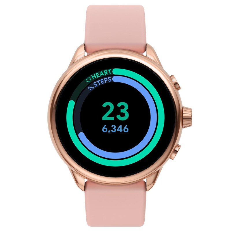 Fossil Gen 6 Wellness Edition Pink Strap Smart Watch