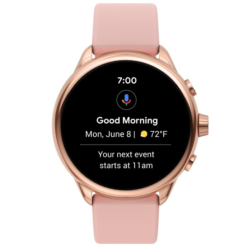 Fossil Gen 6 Wellness Edition Pink Strap Smart Watch