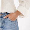 Thumbnail Image 6 of Fossil Sadie Shine Bright 14ct Gold Plated Drop Bracelet