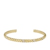 Thumbnail Image 1 of Fossil Vintage Gold Tone Steel Twist Cuff Bracelet