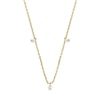 Thumbnail Image 2 of Fossil Sadie Shine Bright 14ct Gold Plated Drop Necklace