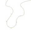 Thumbnail Image 3 of Fossil Sadie Shine Bright 14ct Gold Plated Drop Necklace