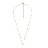 Thumbnail Image 5 of Fossil Sadie Shine Bright 14ct Gold Plated Drop Necklace