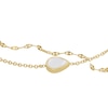Thumbnail Image 2 of Fossil Teardrop White Mother Of Pearl Chain Bracelet