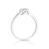 Thumbnail Image 3 of 9ct White Gold 0.04ct Total Diamond Cushion Ring