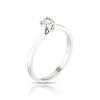 Thumbnail Image 2 of Sterling Silver 0.03ct Diamond Illusion Set Solitaire Ring