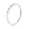 Thumbnail Image 2 of 9ct White Gold 0.02ct Total Diamond Pavé Eternity Ring