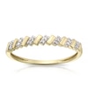 Thumbnail Image 0 of 9ct Yellow Gold 0.02ct Total Diamond Pavé Eternity Ring