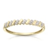 Thumbnail Image 1 of 9ct Yellow Gold 0.02ct Total Diamond Pavé Eternity Ring
