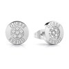 Thumbnail Image 0 of GUESS Party Rhodium Plated Crystal Button Stud Earrings