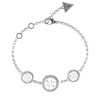Thumbnail Image 0 of GUESS Life In 4G Rhodium Plated Crystal Chain Bracelet
