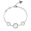 Thumbnail Image 1 of GUESS Life In 4G Rhodium Plated Crystal Chain Bracelet