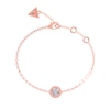 Thumbnail Image 1 of GUESS Color My Day Rose Gold Plated Crystal Chain Bracelet