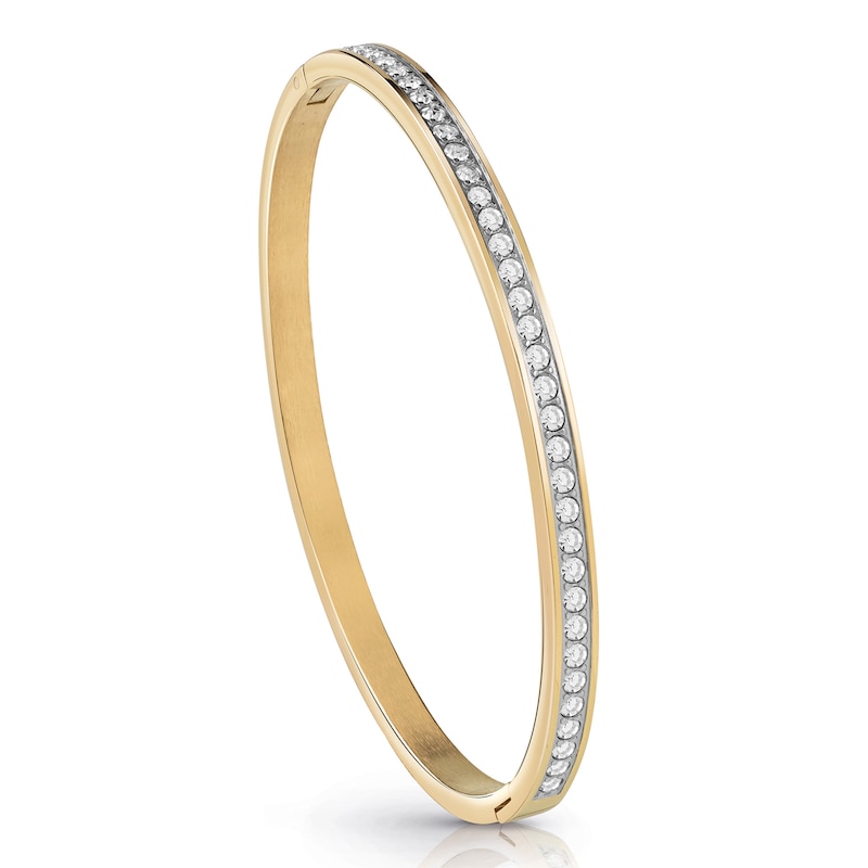 Main Image 1 of GUESS Color My Day Gold Plated Crystal Bangle