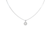 Thumbnail Image 1 of GUESS Color My Day Rhodium Plated Crystal Chain Necklace