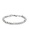 Thumbnail Image 1 of Fossil All Stacked Up Men's Two-Tone Steel Chain Bracelet