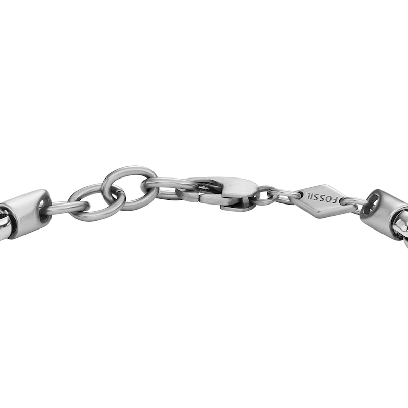 Main Image 3 of Fossil All Stacked Up Men's Two-Tone Steel Chain Bracelet