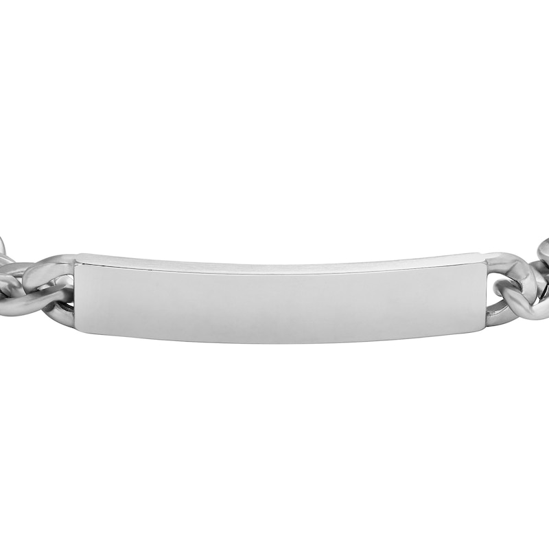 Main Image 2 of Fossil Drew Men's Stainless Steel ID Chain Bracelet