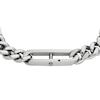 Thumbnail Image 2 of Fossil Heritage Men's D-Link Stainless Steel Chain 7" Bracelet