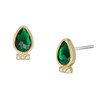 Thumbnail Image 2 of Fossil Sadie Festive Shine Gold Tone Green Crystal Earrings