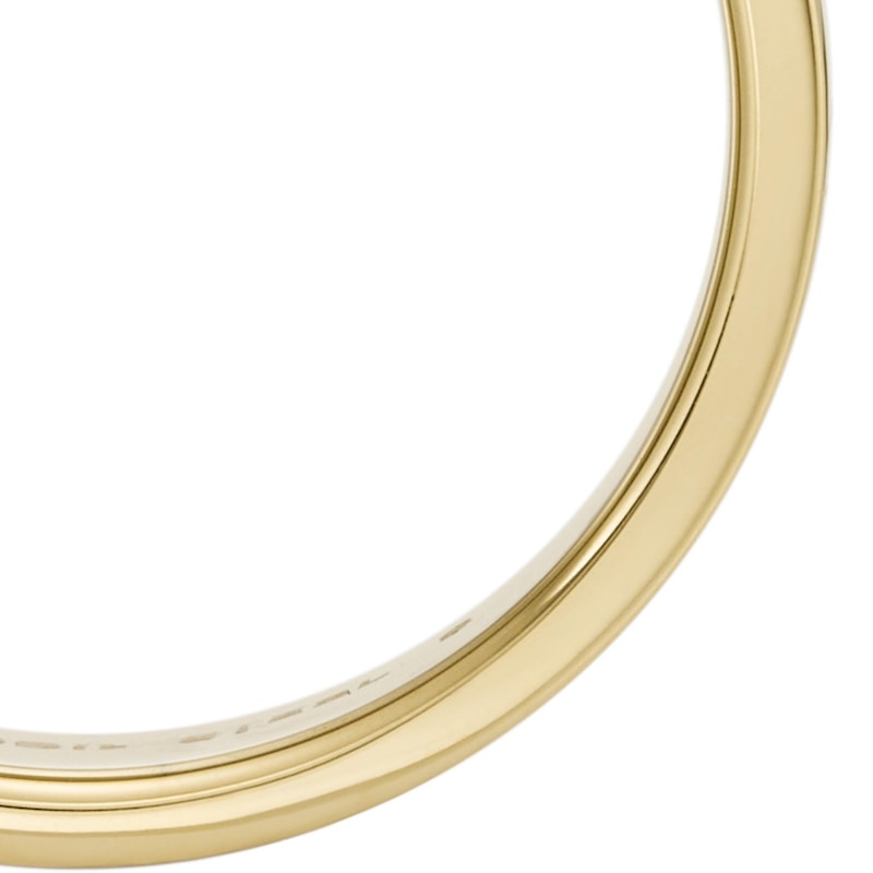 Main Image 4 of Fossil Sadie Festive Shine Gold Tone Green Crystal Band Ring