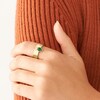 Thumbnail Image 7 of Fossil Sadie Festive Shine Gold Tone Green Crystal Band Ring