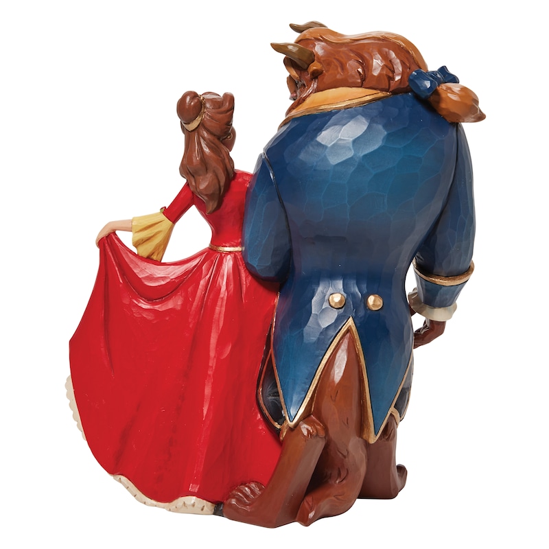 Disney Traditions Beauty And The Beast Arm In Arm Figurine