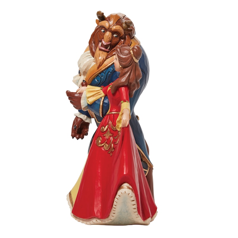 Disney Traditions Beauty And The Beast Arm In Arm Figurine