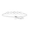 Thumbnail Image 3 of Sterling Silver Diamond Chain Bolo Bracelet