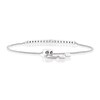 Thumbnail Image 3 of Sterling Silver Diamond Bolo Tennis Bracelet