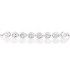 Thumbnail Image 2 of Sterling Silver Diamond Pear Bolo Bracelet
