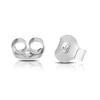Thumbnail Image 2 of Sterling Silver Diamond 3 Layer Hoop Earrings