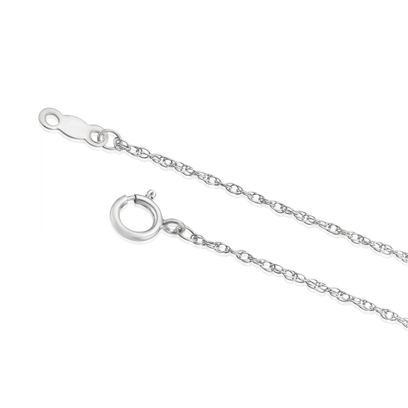 Sterling Silver Diamond Circle Pendant Necklace | H.Samuel