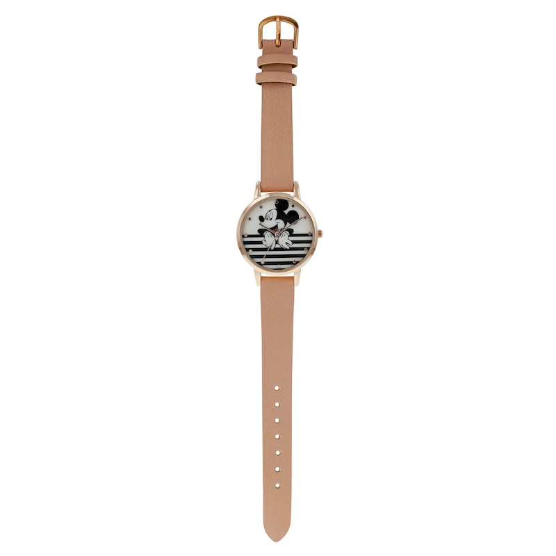 Main Image 3 of Disney Mickey Mouse Pink PU Strap Watch