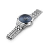 Thumbnail Image 2 of Hamilton Jazzmaster Lady Quartz Blue Textured Dial Stainless Steel Watch