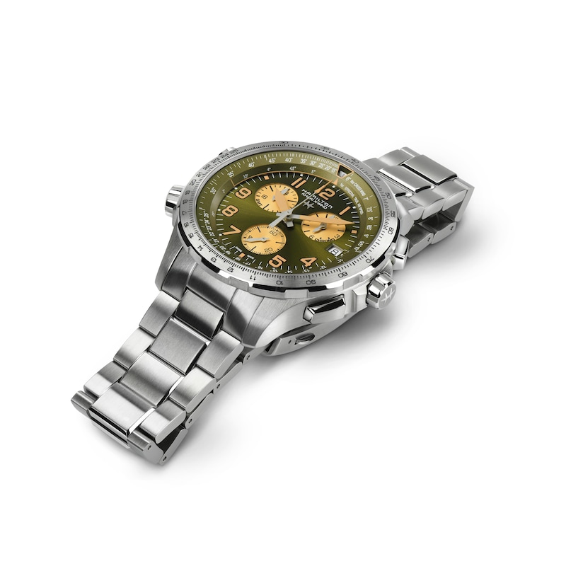 Main Image 3 of Hamilton Khaki Aviation X-Wind GMT Chrono Quartz Bracelet Watch
