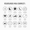 Thumbnail Image 9 of Sekonda Active Orange Silicone Strap Smart Watch