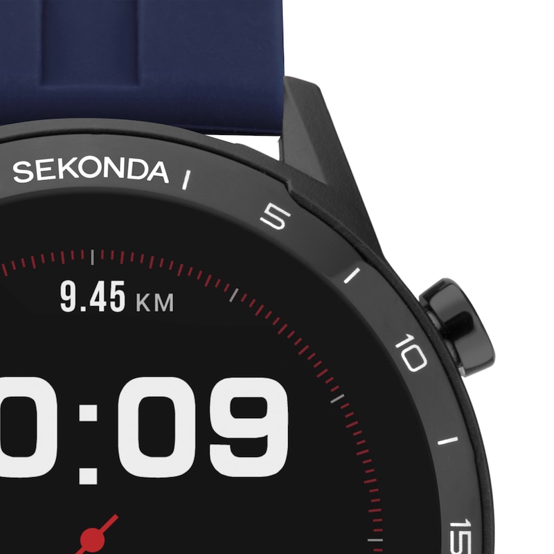 Main Image 3 of Sekonda Active Blue Silicone Strap Smart Watch