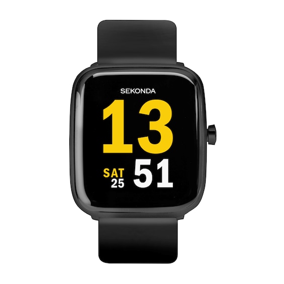 Sekonda Motion Black Silicone Strap Smart Watch