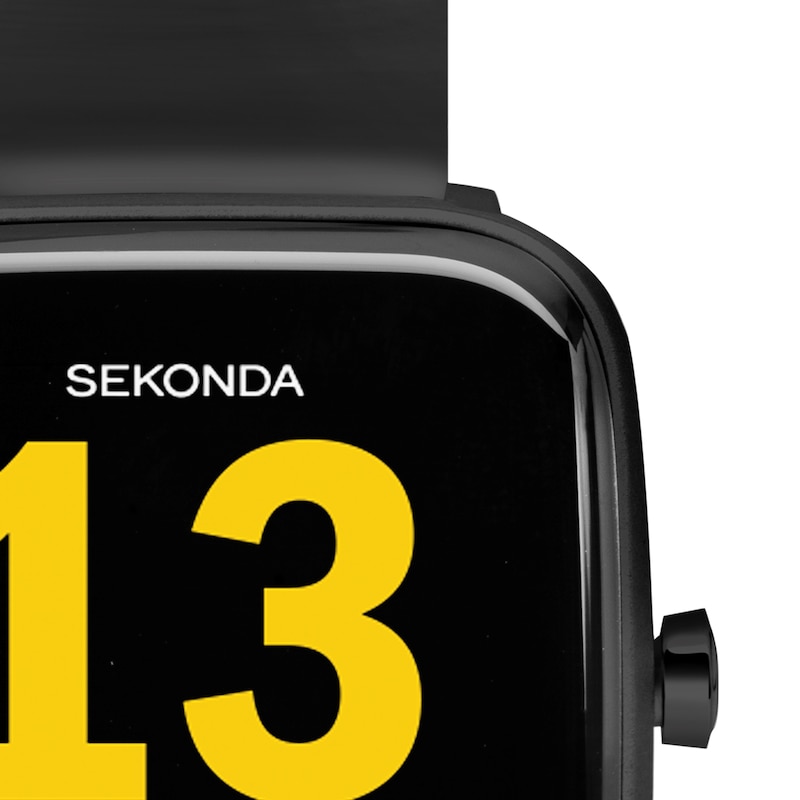 Main Image 3 of Sekonda Motion Black Silicone Strap Smart Watch