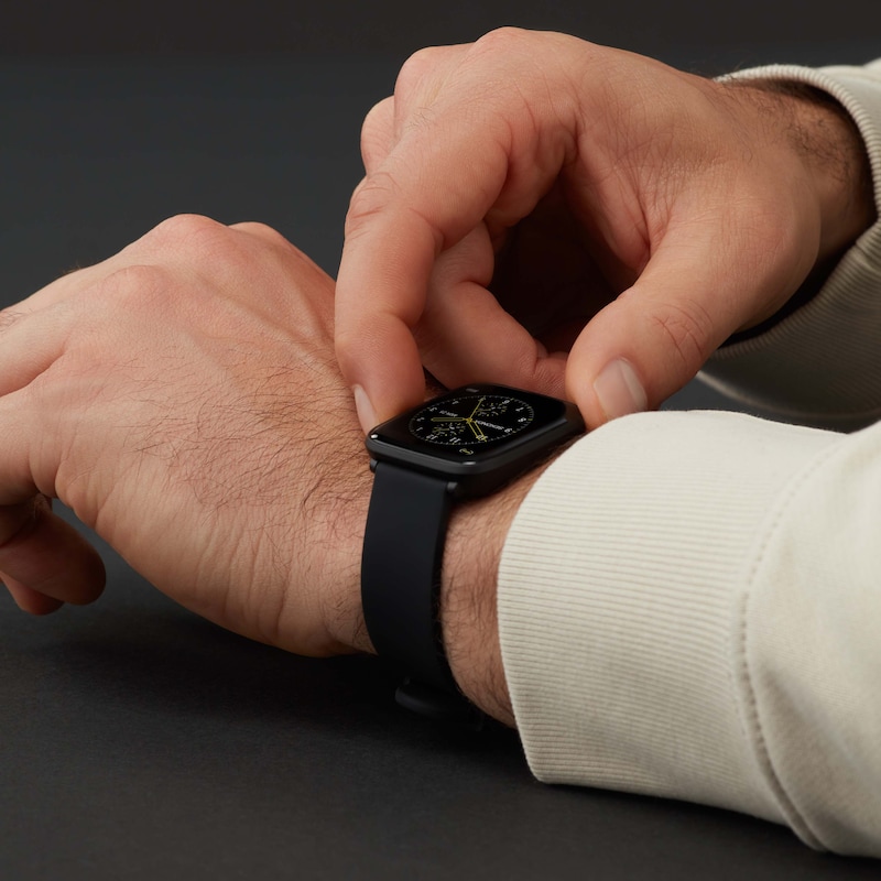 Main Image 8 of Sekonda Motion Black Silicone Strap Smart Watch