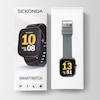 Thumbnail Image 3 of Sekonda Motion Grey Silicone Strap Smart Watch