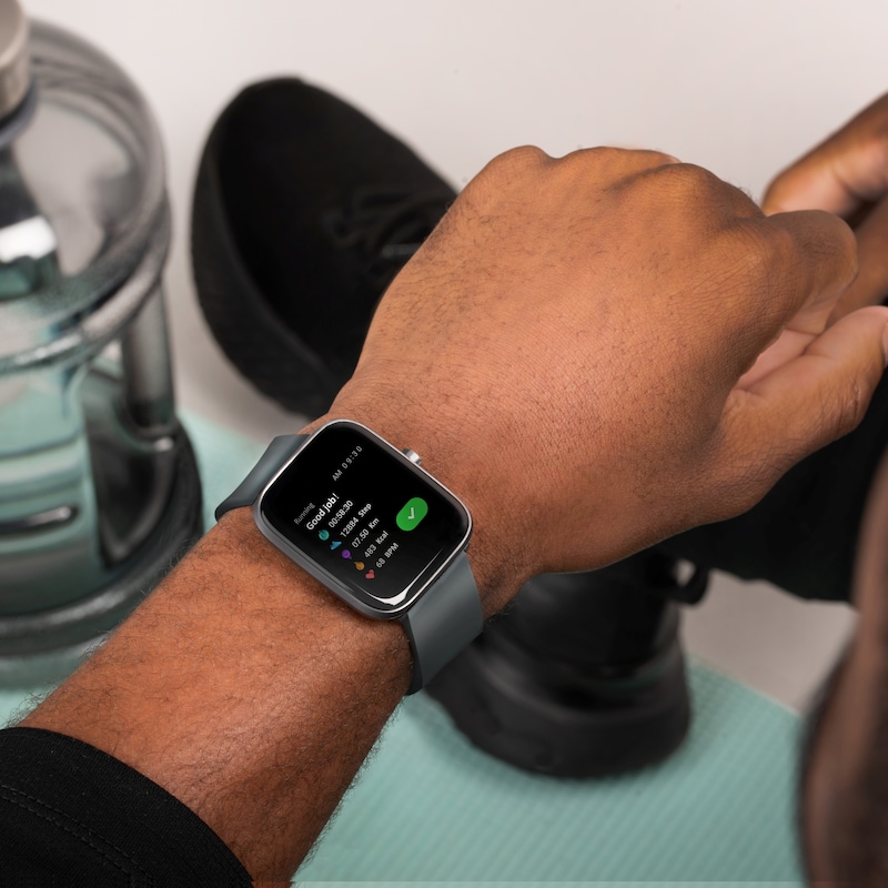Main Image 7 of Sekonda Motion Grey Silicone Strap Smart Watch