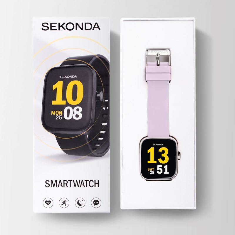 Sekonda Motion Lilac Silicone Strap Smart Watch