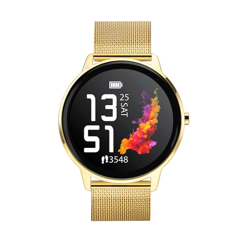 Sekonda Flex Gold Tone Bracelet Smart Watch