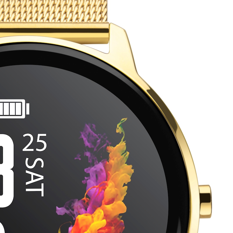 Main Image 3 of Sekonda Flex Gold Tone Bracelet Smart Watch