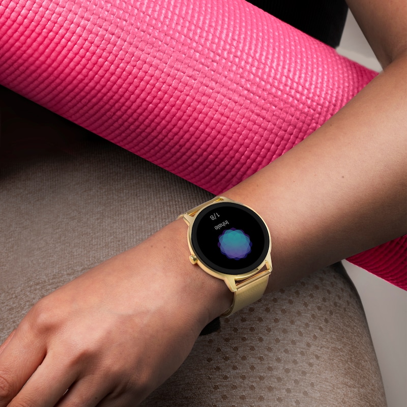 Main Image 8 of Sekonda Flex Gold Tone Bracelet Smart Watch