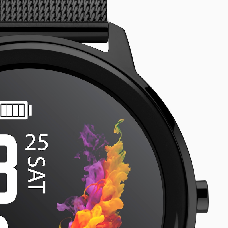 Main Image 3 of Sekonda Flex Black Stainless Steel Bracelet Smart Watch