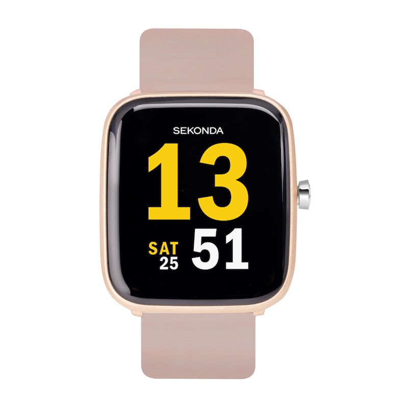 Main Image 1 of Sekonda Motion Pink Silicone Strap Smart Watch