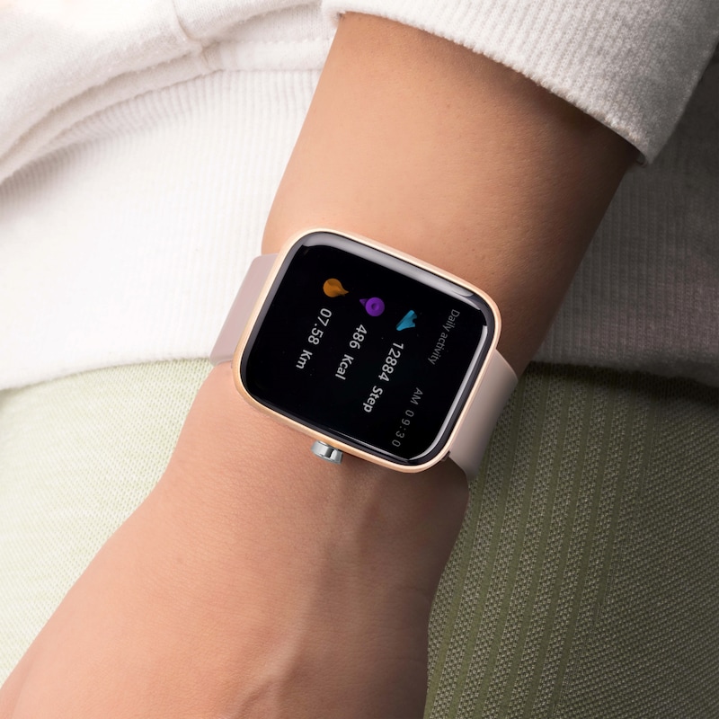 Main Image 7 of Sekonda Motion Pink Silicone Strap Smart Watch